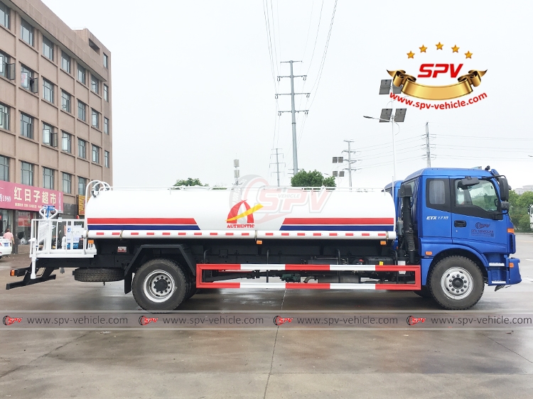 Water Tank Lorry FOTON - 10,000 litres - RS